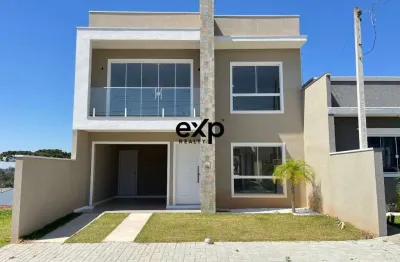 Casa em condomínio fechado com 3 quartos à venda na rua francisco druzyk, 84, águas claras, campo largo por r$ 560.000