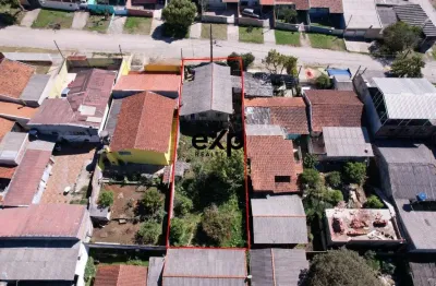 Terreno à venda na rua evaristo da veiga, 88, campo pequeno, colombo por r$ 279.000