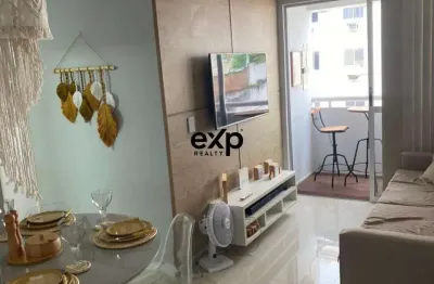 Apartamento com 2 quartos à venda na rua marta aguiar da silva, 174, caji, lauro de freitas por r$ 190.000