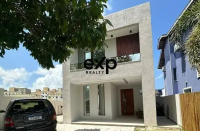 Casa em condomínio fechado com 3 quartos à venda na avenida professor theócrito batista, 1260, caji, lauro de freitas por r$ 630.000