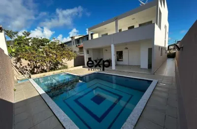 Casa em condomínio fechado com 4 quartos à venda na rua francisco das mercês, 1, buraquinho, lauro de freitas por r$ 1.520.000