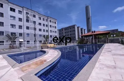 Apartamento com 2 quartos à venda na dos laços, 535, abrantes, camaçari por r$ 140.000