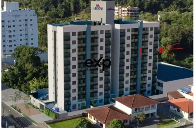 Apartamento com 2 quartos à venda na rua gustavo zimmermann, 4326, itoupava central, blumenau por r$ 349.000