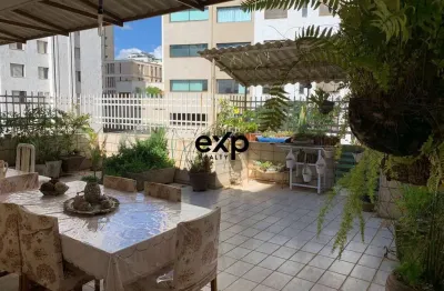 Cobertura com 5 quartos à venda na califórnia, 754, sion, belo horizonte por r$ 1.100.000