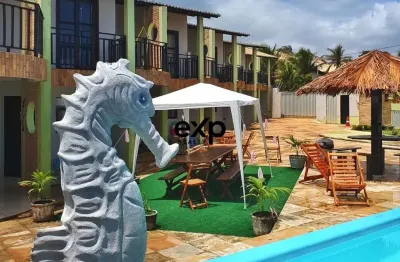 Casa em condomínio fechado com 3 quartos à venda na rua joão barbosa tinoco, 9, praia de búzios, nísia floresta por r$ 250.000