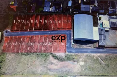 Terreno à venda na rua francisco marthaus, 550, jardim das palmeiras, campo largo por r$ 129.000