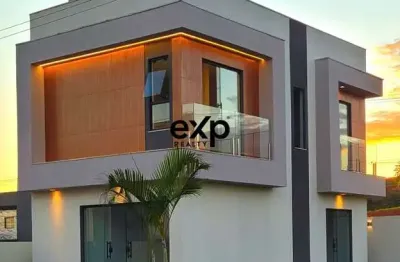 Casa em condomínio fechado com 3 quartos à venda na marlim azul, 1, parque nascente do capivara, camaçari por r$ 590.000