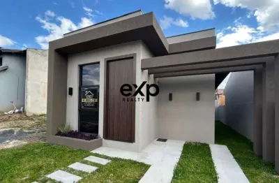 Casa em condomínio fechado com 3 quartos à venda na rua francisco alves ferreira, 640, vila glória, campo largo por r$ 439.000