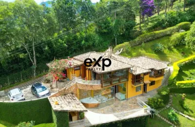 Casa em condomínio fechado com 3 quartos à venda na estrada das arcas, 50, itaipava, petrópolis por r$ 1.775.000