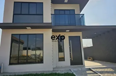 Casa em condomínio fechado com 3 quartos à venda na rua carlos francisco prochaska, 257, guaraituba, colombo por r$ 650.000