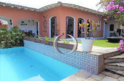 Casa com 4 dormitórios à venda, 436 m² por r$ 2.300.000,00 - praia de pernambuco - guarujá/sp