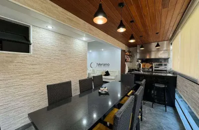 Apartamento com 3 dormitórios à venda, 124 m² por r$ 780.000,00 - enseada - guarujá/sp