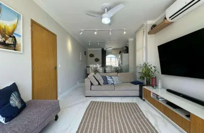 Imóvel mobiliado com sacada e churrasqueira na enseada, guarujá