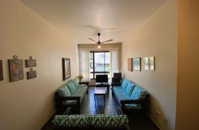 Apartamento mobiliado com vista para o mar e área de lazer completa em guarujá - enseada