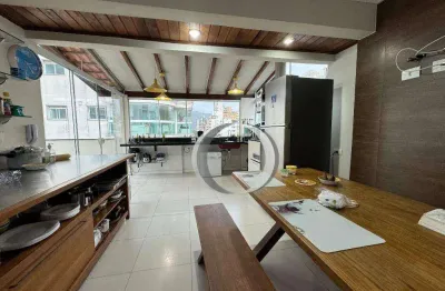 Cobertura à venda, 135 m² por r$ 495.000,00 - enseada - guarujá/sp