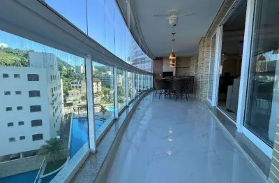 Apartamento com 4 dormitórios à venda, 168 m² por r$ 1.500.000,00 - enseada - guarujá/sp