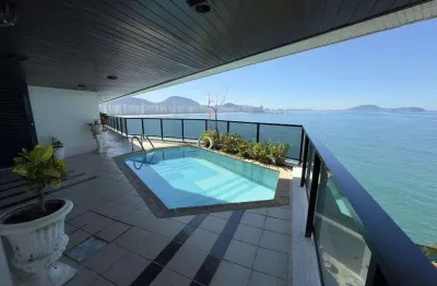 Apartamento com 4 dormitórios à venda, 364 m² por r$ 3.400.000,00 - astúrias - guarujá/sp