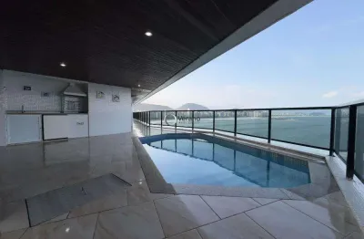 Apartamento com 4 dormitórios à venda, 364 m² por r$ 4.300.000,00 - astúrias - guarujá/sp