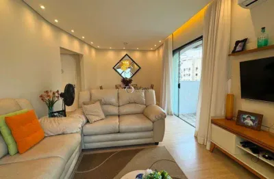 Apartamento com 3 dormitórios à venda, 100 m² por r$ 560.000,00 - pitangueiras - guarujá/sp