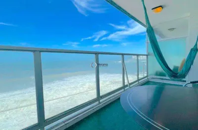 Frente mar, pé na areia, tenha a brisa oceanica na sua varanda!