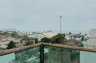 Cobertura a venda na enseada com vista para o mar, 3 quartos, piscina, espaço gourmet e 4 vagas - guarujá/sp