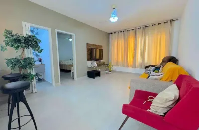 Apartamento com 1 quarto, 1 vaga, mobiliado à venda na enseada - guarujá/sp