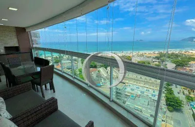 Praia da enseada no guarujá, 100 metros da praia, vista total do mar, lazer clube, acabamento de primeira