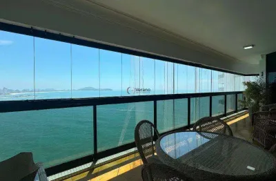 Apartamento a venda na astúrias, vista total para o mar, lazer e portaria 24hrs - 160 m2, 2 vagas - guarujá/sp