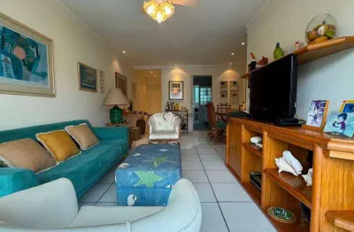 Imóvel à venda: apartamento mobiliado com churrasqueira e varanda na enseada, guarujá