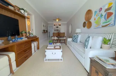 Apartamento mobiliado à venda em guarujá - enseada, com piscina e churrasqueira