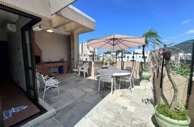 Cobertura enseada guaruja 3 quartos sendo 1 suite ,sala para 2 ambientes com espaço gourmet, reformada