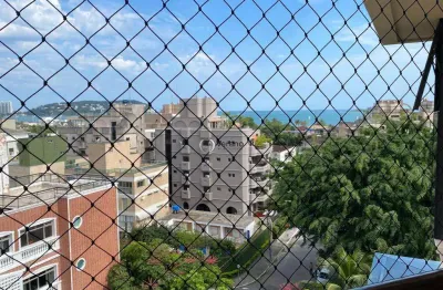 Apartamento com 3 quartos sendo 3 suítes, vista mar na praia da enseada