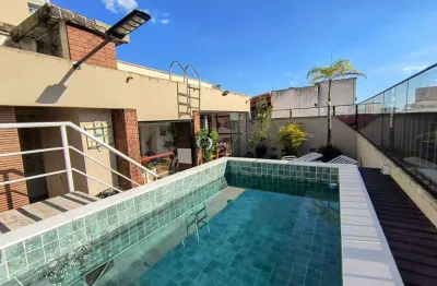 Penthouse reformada à 400m da praia da enseada - guarujá/sp por 700.000,00