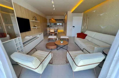 Imóvel exclusivo em guarujá - apartamento mobiliado com piscina, churrasqueira e sauna no barramar