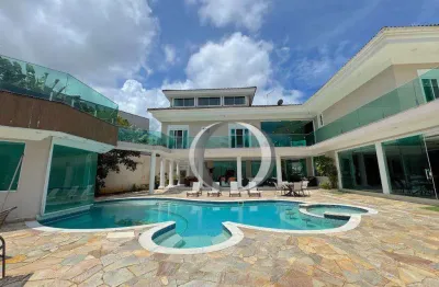 Casa a venda na marina guarujá com vaga para barcos, quadra de tênis, 7 suítes