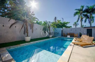 Linda casa no pernambuco totalmente reformado e decorado, 250 metros da praia