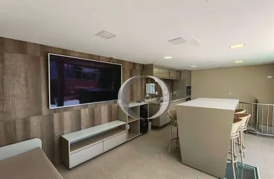 Cobertura duplex com 3 dormitórios, enseada - guarujá/sp