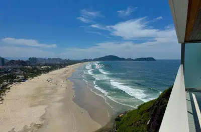 Apartamento à venda em guarujá - morro do maluf, com vista para o mar e pé na areia