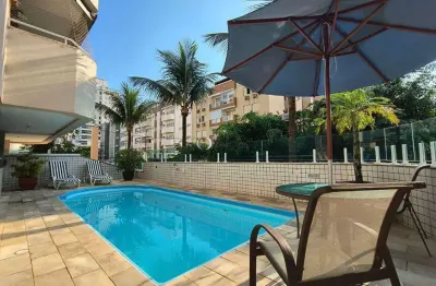 Cobertura reformada com 3 suítes e lazer privativo, 180 m² por r$ 1.100.000 - enseada - guarujá/sp