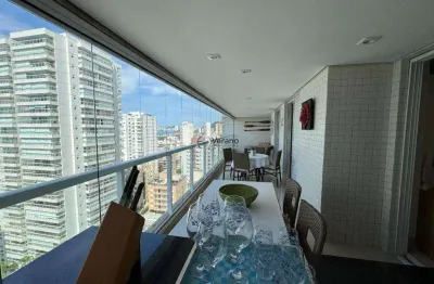 Apartamento com 3 dormitórios à venda, 124 m² por r$ 1.500.000,00 - enseada - guarujá/sp