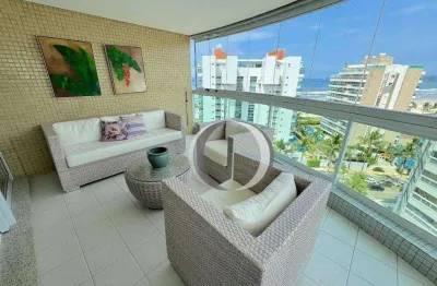 Apartamento com 3 dormitórios à venda, 160 m² por r$ 4.950.000,00 - riviera de são lourenço - bertioga/sp