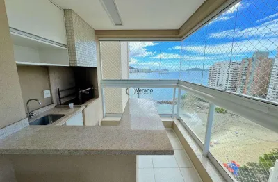 Apartamento pé na areia com 3 quartos, sendo 1 suíte à venda, 110 m² por r$ 1.280.000 - astúrias - guarujá/sp