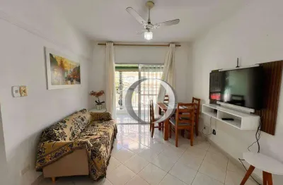 Apartamento com 1 dormitório à venda, 55 m² por r$ 270.000,00 - enseada - guarujá/sp