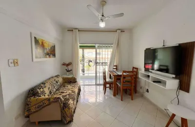 Apartamento com 1 dormitório à venda, 55 m² por r$ 270.000,00 - enseada - guarujá/sp