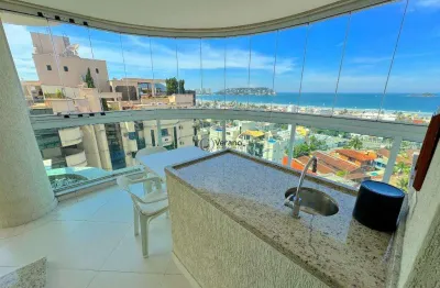 Apartamento com 3 suítes, varanda gourmet, 2 vagas à venda, 127 m² por r$ 1.200.000 - enseada - guarujá/sp