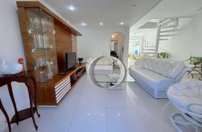 Costa do mar - casa em frente ao mar com 3 quartos, sendo 1 suíte à venda, 190 m² por r$ 1.100.000 - enseada - guarujá/sp