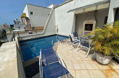 Cobertura à venda, 280 m² por r$ 700.000,00 - enseada - guarujá/sp