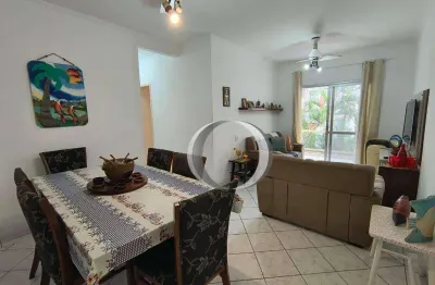 Apartamento com 2 dormitórios à venda, 75 m² por r$ 300.000,00 - enseada - guarujá/sp