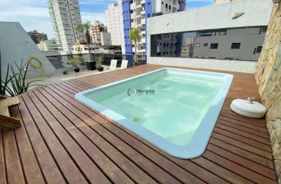 Cobertura com 3 dormitórios à venda, 180 m² por r$ 900.000,00 - enseada - guarujá/sp