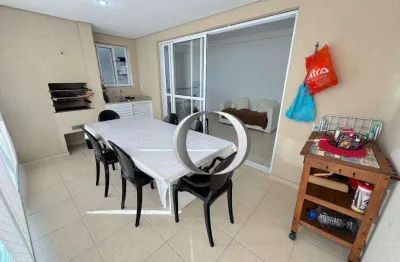 Apartamento com varanda gourmet, 3 quartos (sendo 1 suíte), 2 vagas e lazer completo à venda, 83 m² por r$ 780.000 - enseada - guarujá/sp